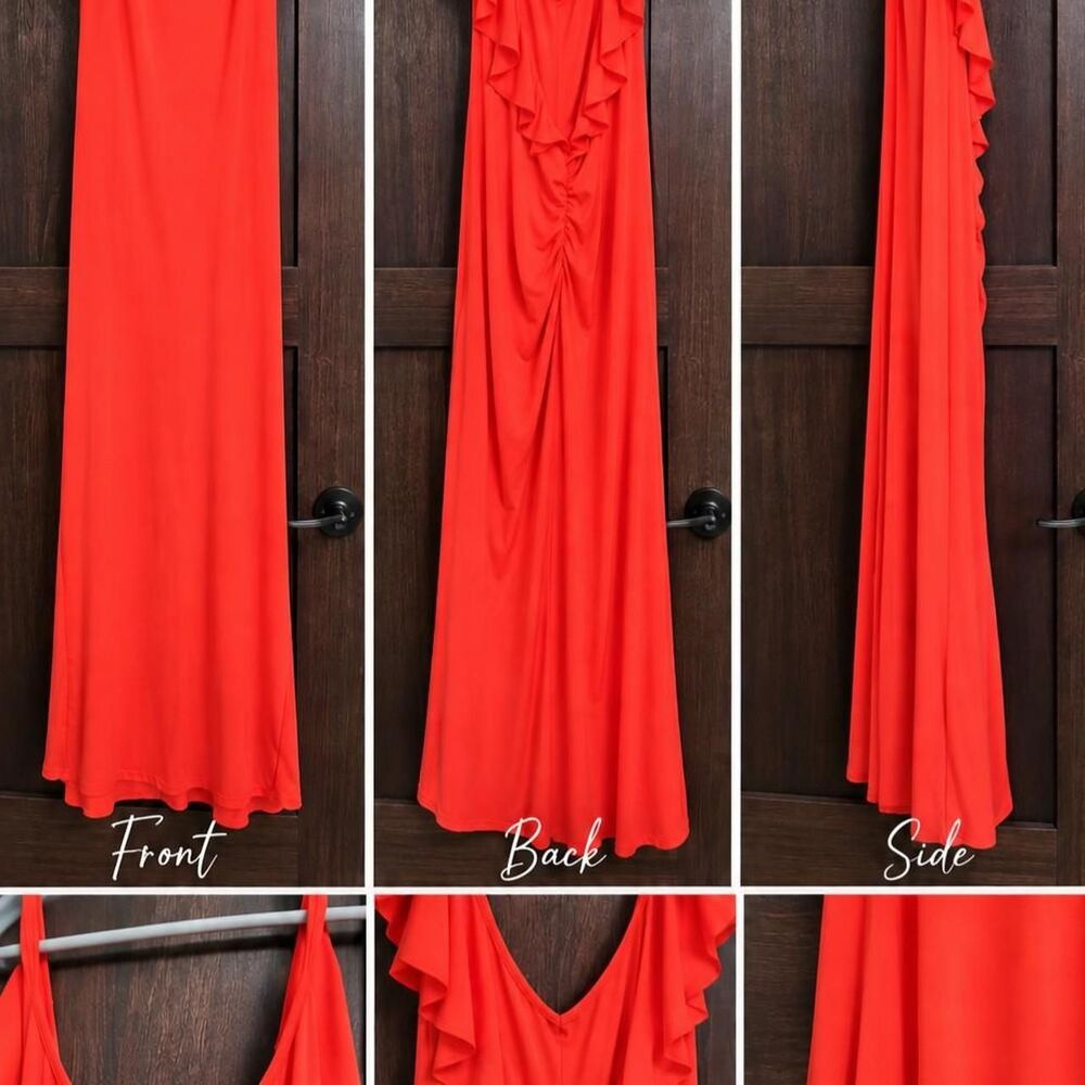 Source-unknown Women's Orange Dress